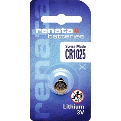 Abbildung von 2 x CR1025 3 V Renata Lithium Akku Swiss Made Uhr Schlüssel Gadget