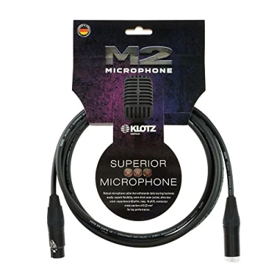 Abbildung von Klotz M2 XLR female / male Neutrik 10 m schwarz