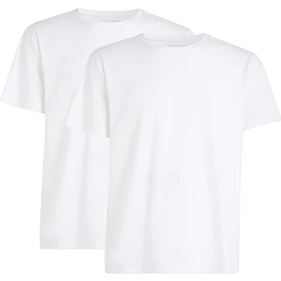 Abbildung von Tommy Hilfiger Herren 2er Pack T Shirts Rundhalsausschnitt, Weiß (White/White), XXL