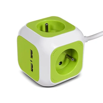 Abbildung von GreenBlue Steckdose GB118, Magic Cube Verlängerungskabel mit 4 Steckdosen