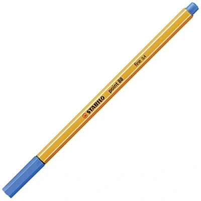 Abbildung von Fineliner STABILO point 88 10er Pack mittelblau