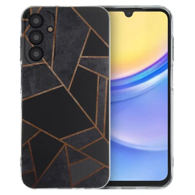 Abbildung von Samsung Galaxy A15 (5G) Hülle Silikon iMoshion Soft Case/Backcover Handyhülle Schwarz