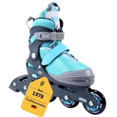 Abbildung von Best Sporting Schlittschuhe Inline Skates Kinder I Rollschuhe größenverstellbar, Robuste Inliner für Jugendliche mit Bremse