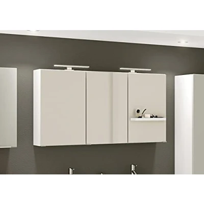 Abbildung von möbelando Spiegelschrank Badschrank Hängeschrank Wandschrank Badspiegel Schrank Garda III