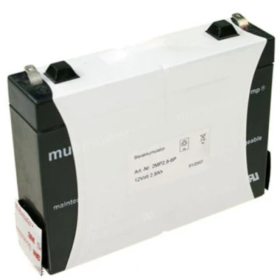 Abbildung von MP2,8 12 Multipower Blei Akku mit 4,8mm Faston Kontakt