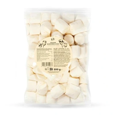 Abbildung von KoRo Vegane Marshmallows 500 g Extra große Weich und süß Vegan Feines Vanillearoma