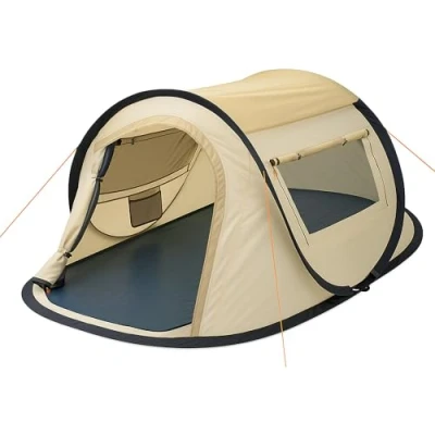 Abbildung von CampFeuer Wurfzelt Zelt Quiki für 2 Personen, Creme / Beige, wasserabweisend, Personen: