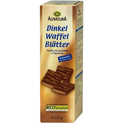 Abbildung von Alnatura Bio Dinkel Waffelblätter, Vollmilch, 125g