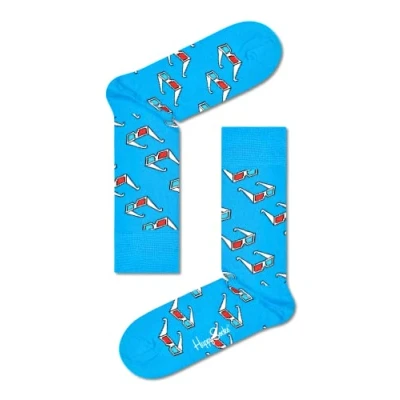 Abbildung von Happy Socks farbenfrohe und fröhliche Socken 3D Glasses Sock Größe 41 46
