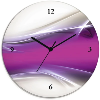 Abbildung von Artland Wanduhr &quot;Kreatives Element&quot;, wahlweise mit Quarz oder Funkuhrwerk, lautlos ohne Tickgeräusche