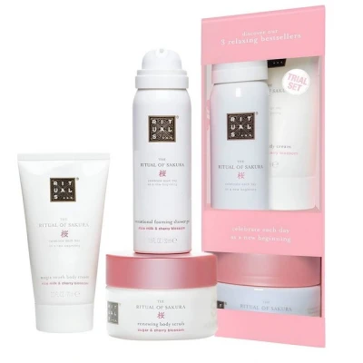 Abbildung von Rituals Pflege Geschenkset für Frauen Wellness Pflegeset The Ritual of Sakura, 3 tlg.