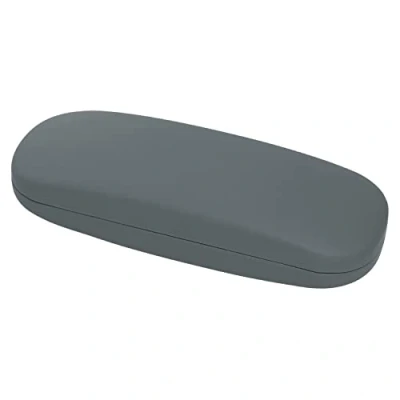 Abbildung von MoKo Hartes Brillenetui, Hardcase Brillenbox KratzfesteSonnenbrillen Lesebrille Hartschale Brillenorganizer mit Weichem Innenfutter und Brillentuch Brillenaufbewahrung für Damen Herren Grau
