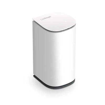 Abbildung von Linksys Velop Micro Mesh WiFi 6 zusätzlicher Knoten, Dualband WLAN Verstärker und Repeater, bis zu 139 m², mehr Geschwindigkeit für +150 Geräte, erweitert das Netzwerk, 1 Stück