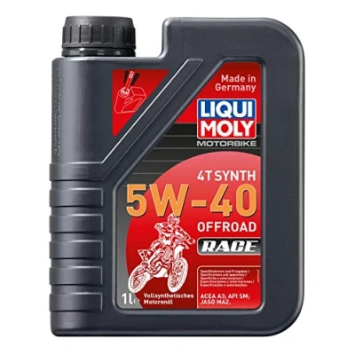 Abbildung von LIQUI MOLY Motorbike 4T Synth 5W 40 Offroad Race 1 L Motorrad 4 Takt Öl Art. Nr.: 3018, farblos