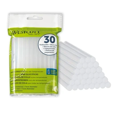Abbildung von WESTCOTT Heißklebestift E 16837 00, (30 St), Nachfüll Sticks