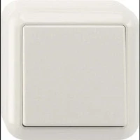 Abbildung von Schneider Electric Merten MEG3116 8719 Aus/Wechselschalter 10 AX 250 V IP20 , Aufputzschalter 1 fach, Weiß, Made in Germany