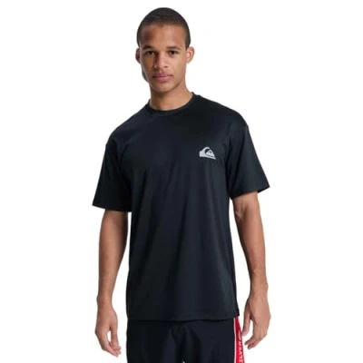 Abbildung von Quiksilver Everyday Surf Kurzärmliges T Shirt mit UPF 50 für Männer Schwarz