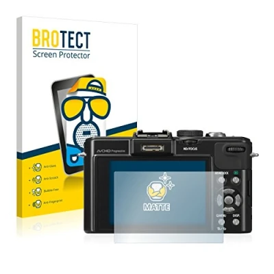 Abbildung von BROTECT Entspiegelungs Schutzfolie für Panasonic Lumix DMC LX7 (2 Stück) Matte Displayschutz Folie, Anti Reflex, Fingerprint
