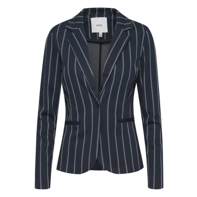 Abbildung von ICHI Ihruti B Blazer, Damen, Größe: Small, Total eclipse