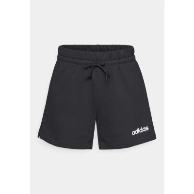 Abbildung von adidas Damen Essentials LINEAR French Terry Shorts, Black/White, XS