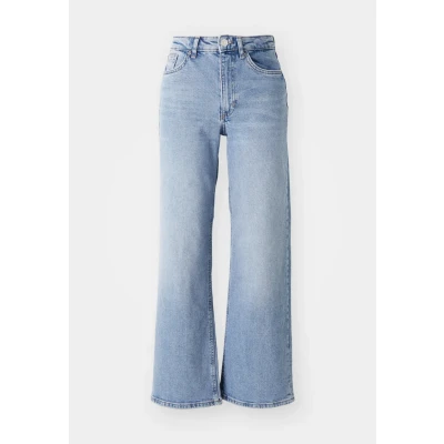 Abbildung von ONLY Onljuicy LIFE WIDE LEG Jeans Bootcut, Damen, Größe: 24x30, Medium blue denim