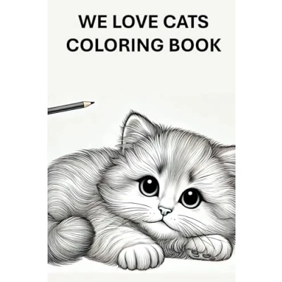 Abbildung von WE LOVE CATS COLORING BOOK: FOR CAT LOVERS