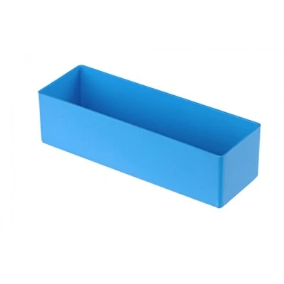 Abbildung von Hünersdorff Einsatzbox aus hochschlagfestem Polystyrol (PS), Maße: 162 x 54 45 mm, Farbe: blau