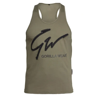 Abbildung von Gorilla Wear Evansville Top, Herren, Größe: Medium, Dark green