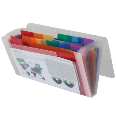 Abbildung von Liderpapel 43804 Faltenmappe aus Polypropylen, für Buchstaben und Cheques Spectrafile 13