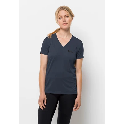 Abbildung von Jack Wolfskin Crosstrail T Tshirt basic, Damen, Größe: Small, Night blue