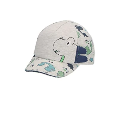 Abbildung von Sterntaler Jungen Baseball cap Multidino Baseballkappe, silber, 45