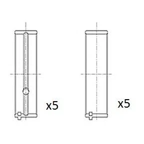 Abbildung von FAI AutoParts BM1038 STD Kurbelwellenlager FORD: FOCUS 2 Schrägheck, Transit Mk6 Bus, 3 Stufenheck, PEUGEOT: Boxer Pritsche/Fahrgestell