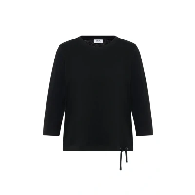 Abbildung von CECIL Damen 3227532 Slub Shirt mit Rundhals, Black, XX Large