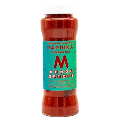 Abbildung von Menol Spices Scharfe geräucherte ungarische Gourmet Paprika 95g in Streuerflasche Gourmetqualität