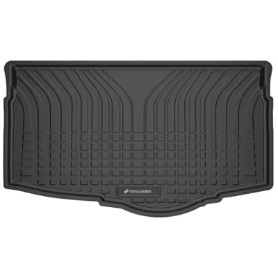 Abbildung von WALSER Premium Kofferraumwanne kompatibel mit VW T Cross (C11, D31) 12/2018 Heute, unterer Ladeboden, 100% passgenaue Kofferraum Schutzmatte Made in EU, robuste Antirutschmatte Auto