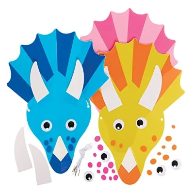 Abbildung von Baker Ross FX573 Dinosaurier Hut Sets 6er Packung, Zubehör für Partys