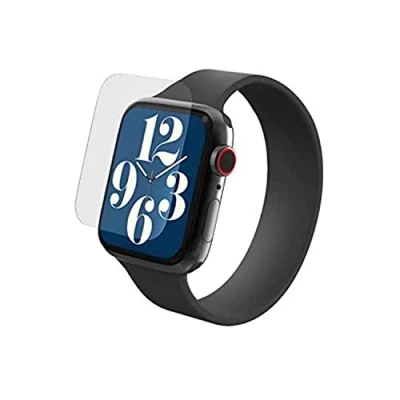 Abbildung von ZAGG InvisibleShield Ultra Clear + für die Apple Watch Serie 6/SE/5/4 (44 mm Bildschirm), Aufprallschutz, berührungsempfindlich, einfache Anwendung, vollständige Abdeckung