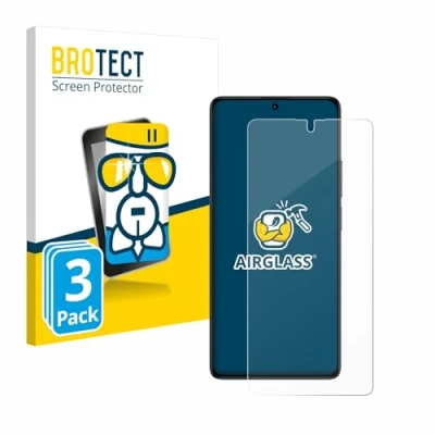 Abbildung von BROTECT Schutzglas für Xiaomi Redmi Note 13 5G (3 Stück) Schutzfolie Panzer Folie Glas [Extrem Kratzfest 9H, Anti Fingerprint, Ultra Transparent]