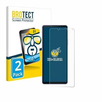 Abbildung von BROTECT (2 Stück Schutzfolie für Sony Xperia 10 IV Displayschutz Folie Ultra Klar