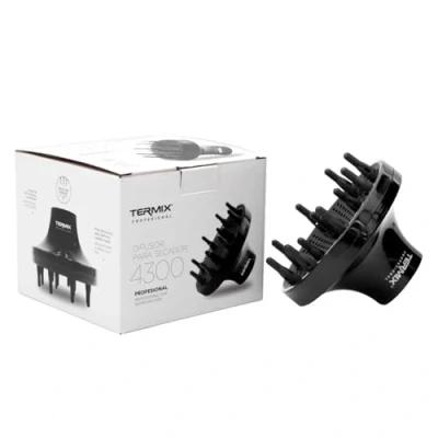 Abbildung von Termix Diffusor mit Spikes für den Professional 4300 Föhn. Ermöglicht Ihnen, lockiges Haar während des Föhnens zu setzen und fixieren. Spezifisches Zubehör