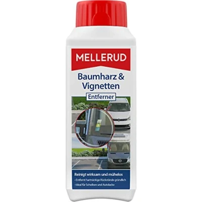 Abbildung von Mellerud Baumharz und Vignetten Entferner 1 x 0,25 l Wirkungsvolles Reinigungsmittel zum Entfernen von Aufklebern, Teerspritzern