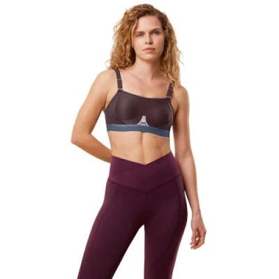 Abbildung von triaction by Triumph Gravity LITE Sportbh mit starker Stützkraft, Damen, Größe: 70B, Deep burgundy