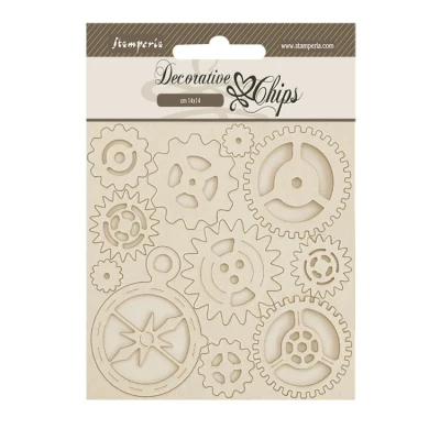 Abbildung von Stamperia SCB241 Decorative Chips, Brown, 14 x 0.1 cm