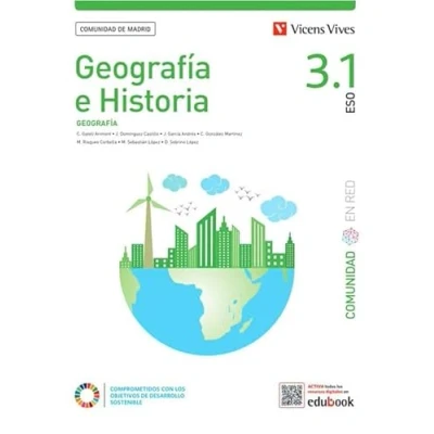 Abbildung von Geografía e Historia 3 (3.1 3.2+Separatas) Comunidad de Madrid (Comunidad en Red)