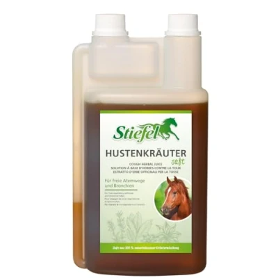 Abbildung von Stiefel HUSTENKRÄUTERSAFT Doppelpack 2 x 1 l Ergänzungsfuttermittel Für Pferde Ausgewählte Kräutermischung Ohne künstliche Aromastoffe Atemwege und Bronchien