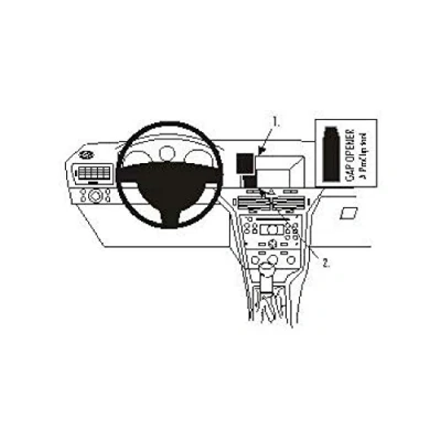 Abbildung von Brodit 853440 ProClip für 04 09 Center Mount schwarz