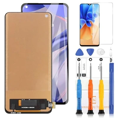 Abbildung von LADYSON LCD Bildschirm für Xiaomi 11 Lite NE 5G/Mi 4G et 5G Display Touchscreen Digitizer Assembly 2109119DG M2101K9AG M2101K9G Ersatzglas mit Werkzeugen (6,55 Zoll Schwarz)