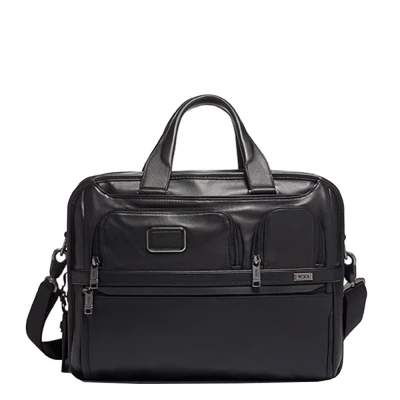 Abbildung von Tumi Alpha Erweiterbar Organizer Laptop Brief Leder black