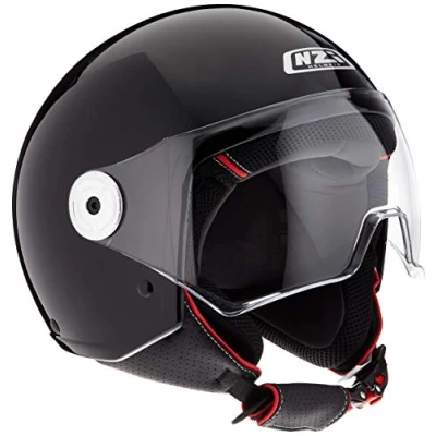 Abbildung von NZI Unisex Adult Vintage 3 Helmet, Black, L