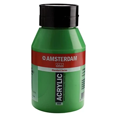 Abbildung von Amsterdam Standard Series Acrylic Jar 1000ml Permanentgrün hell 618 (17716182)